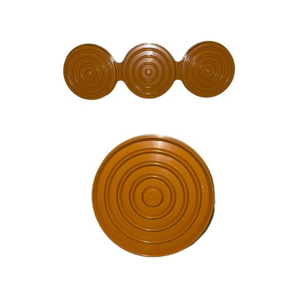 Charcoal Companion Triple Mini and Large Burger Press Slider 2005 2008 4 Piece - Picture 2 of 6